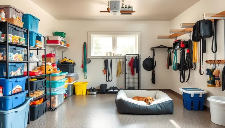 garage organization tips for dog owners