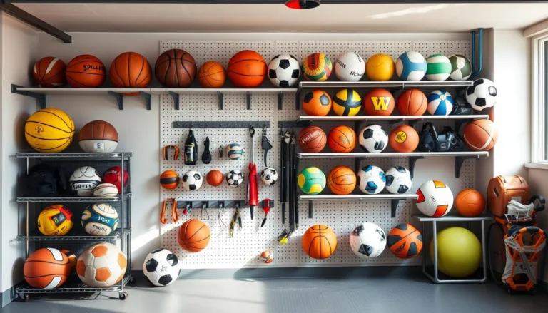 garage orgnization ideas for balls