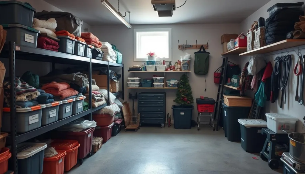 seasonal garage organization