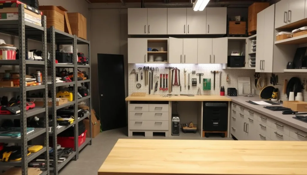 DIY workshop storage solutions