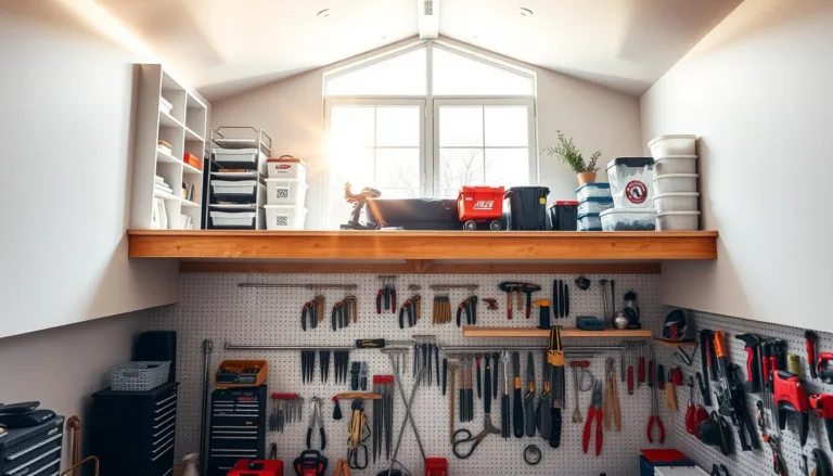 garage loft organization tips