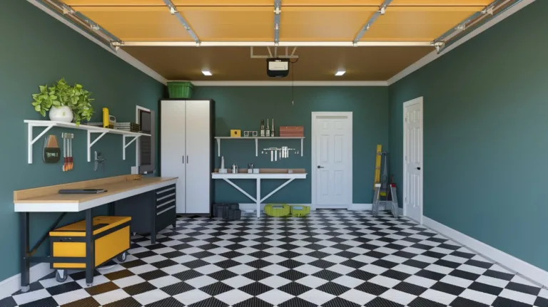 Showcase colorful garage transformations highlighting bold and vibrant color schemes.