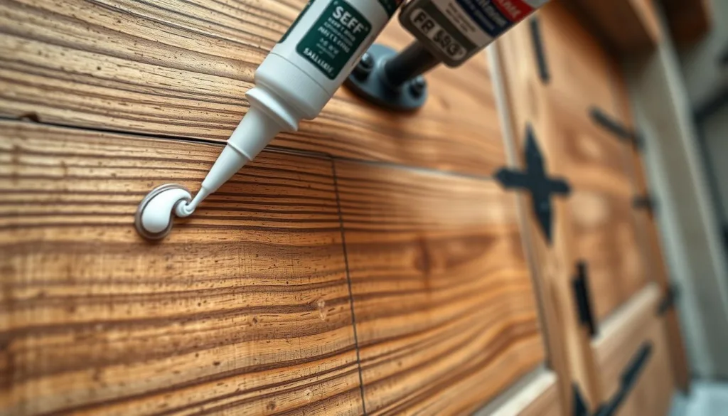 wood garage door weatherproofing