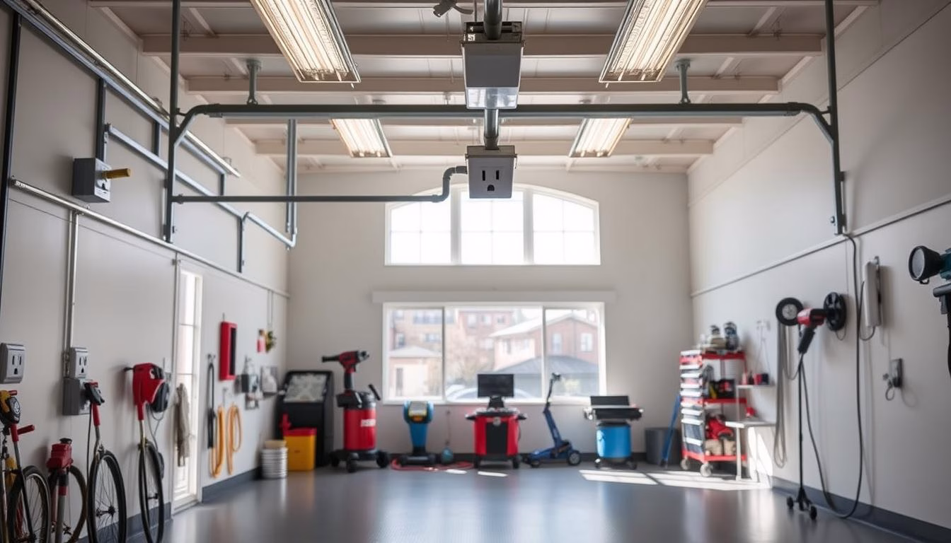 outlet placement tips garage