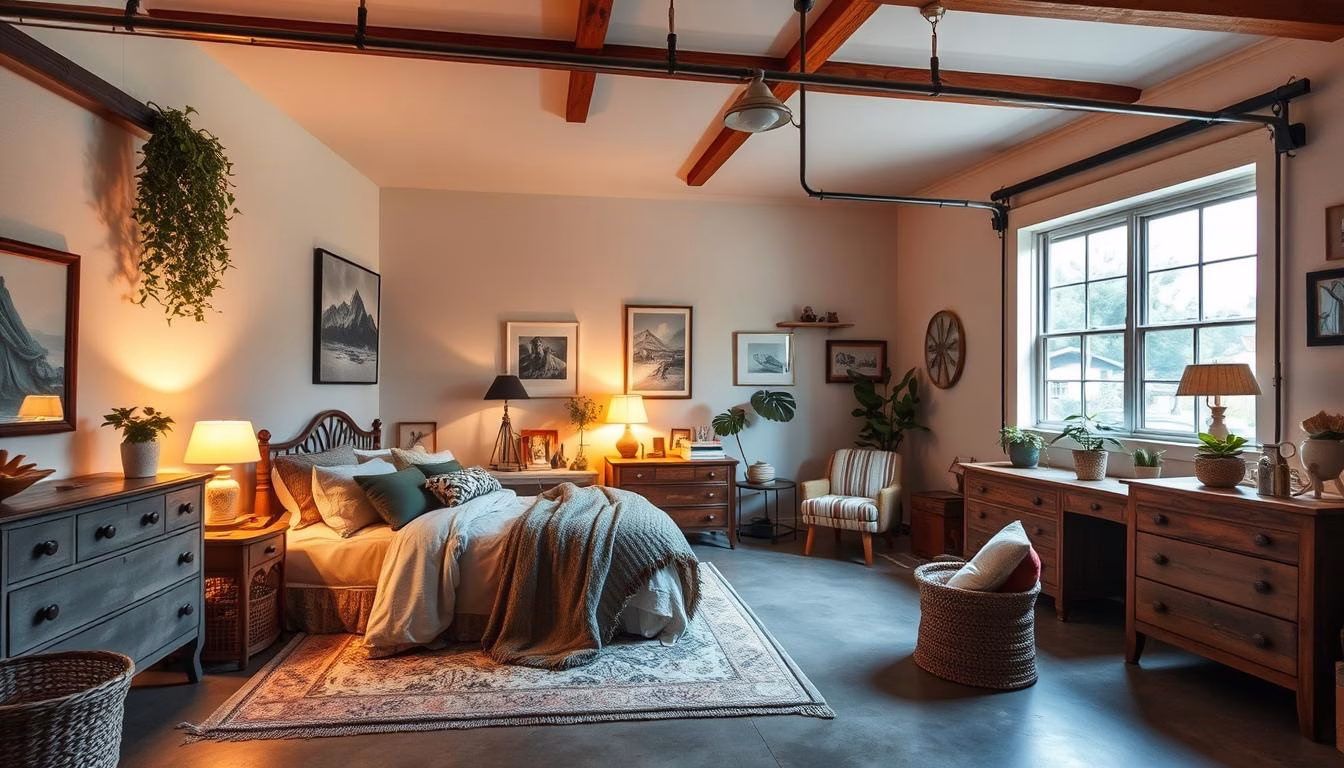 How to make a garage into a bedroom