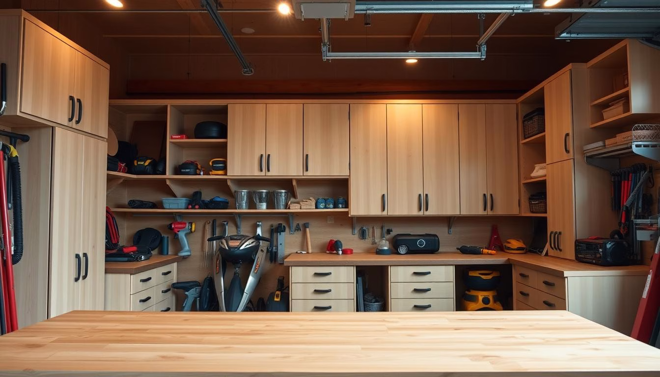 How to make garage cabinets